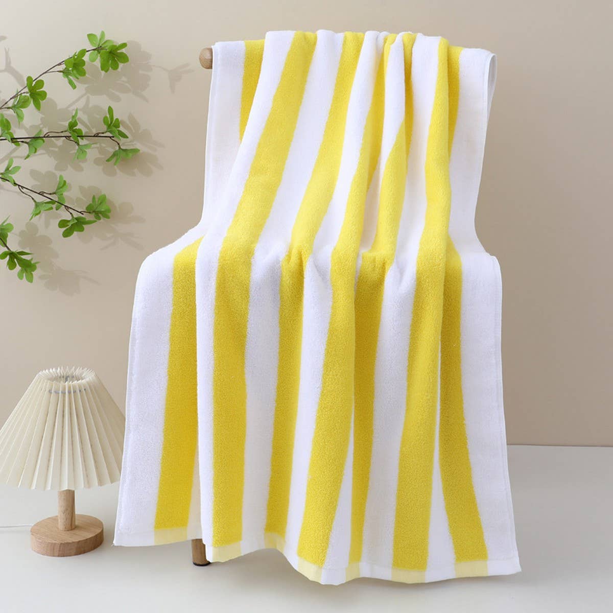 Large Cotton Beach Towel ??Bold Stripe Design_CWMM7604