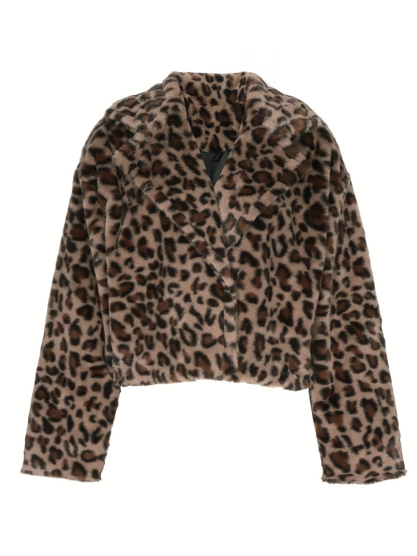 Casual loose zipper warm plush coat