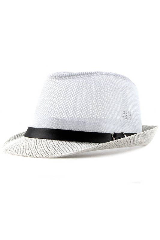 FASHION JAZZ MESH BEACH FEDORA_CWAH050