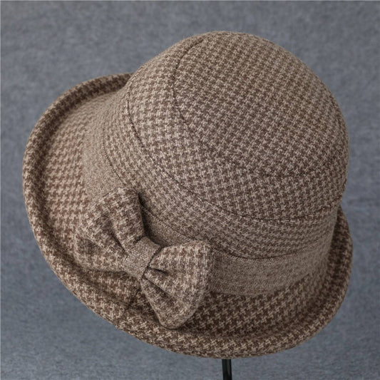 AUTUMN AND WINTER WARM BOW HAT_CWAH1790