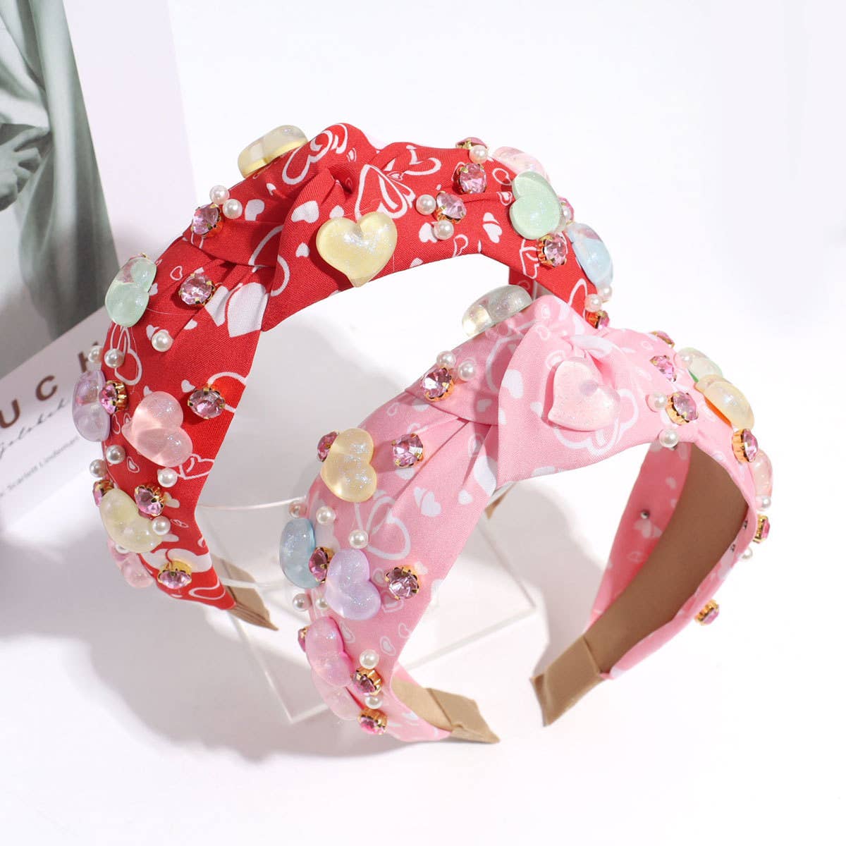 VERSATILE WIDE KNOTTED HEART HEADBAND