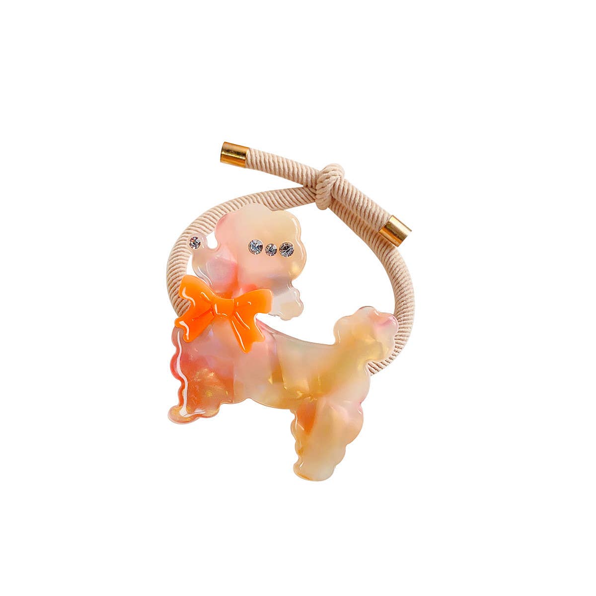 NEW PUPPY HIGH ELASTIC PONYTAIL HAIR TIE_CWAHA1094