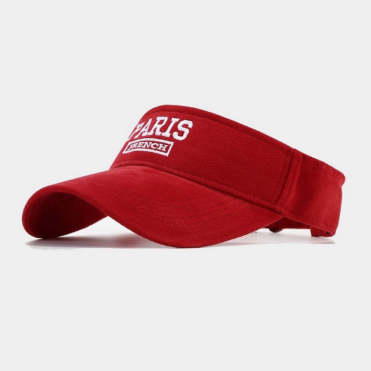 PARIS Embroidered Visor Hat -Summer Baseball Cap_CWAH3302