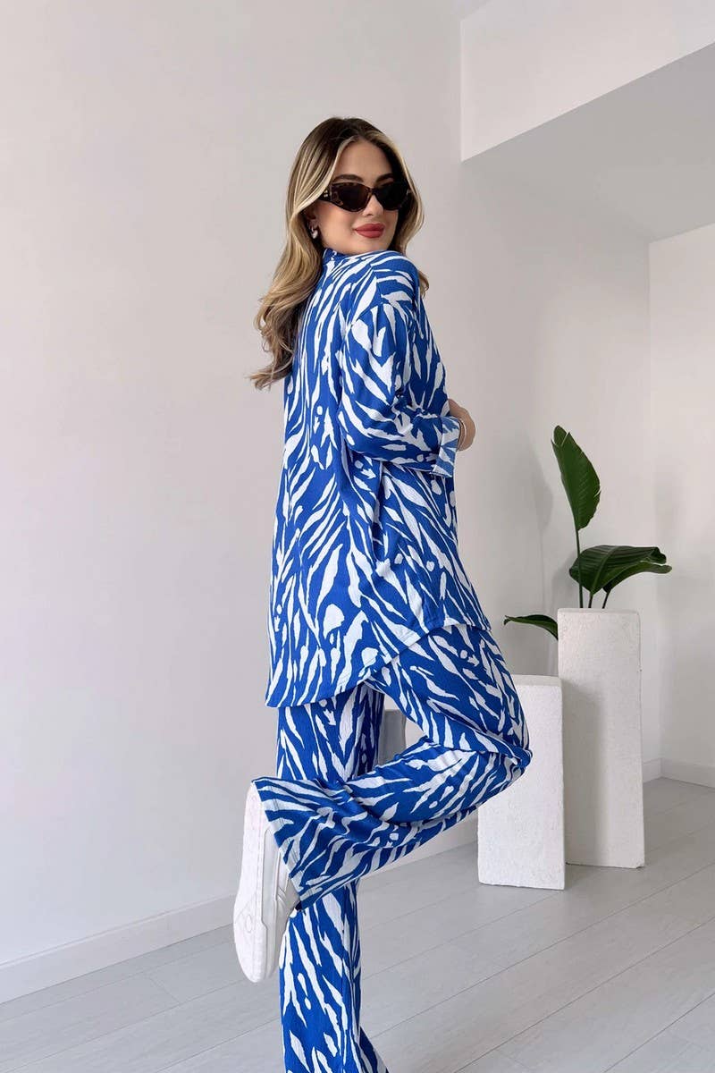 CWSS1062_SPRING WOMEN'S FASHION CASUAL TWO-PIECE SUIT