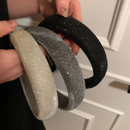 LIGHT LUXURY TEMPERAMENT SUPER SHINY HEADBAND