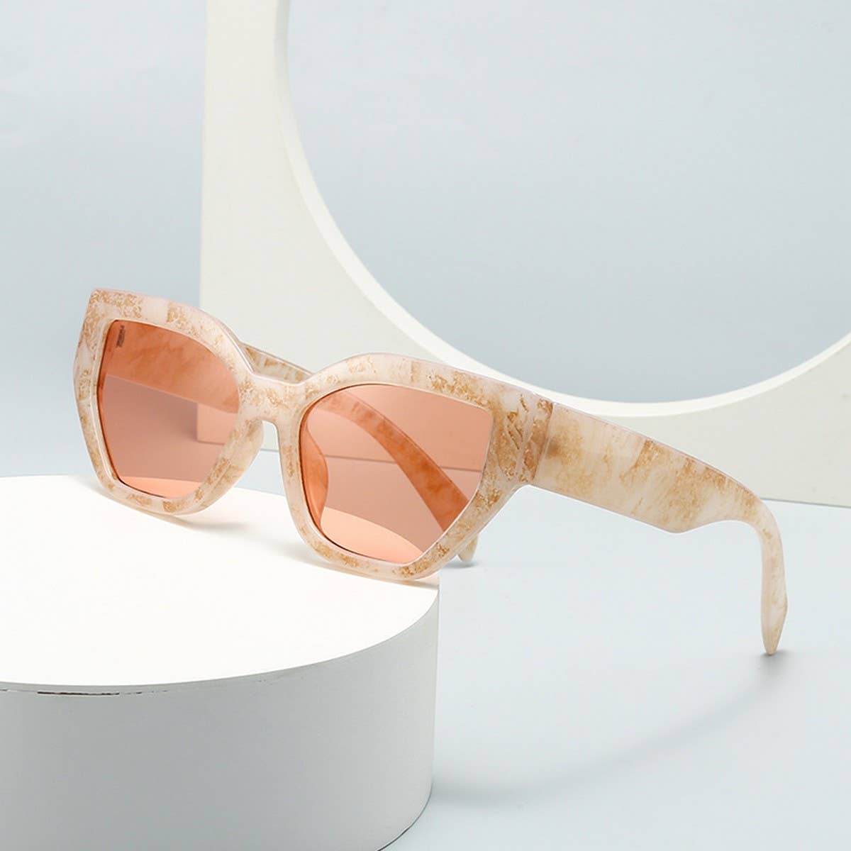 FASHION SMALL FRAME CAT-EYE SUNGLASSES_CWASG0455