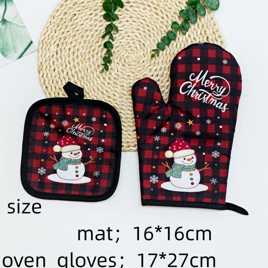 CHRISTMAS SERIES BAKING ANTI-SCALDING GLOVES
