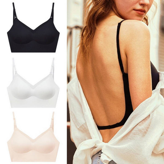 SUMMER FRENCH STYLE SEAMLESS BACKLESS LINGERIE_CWMU0177