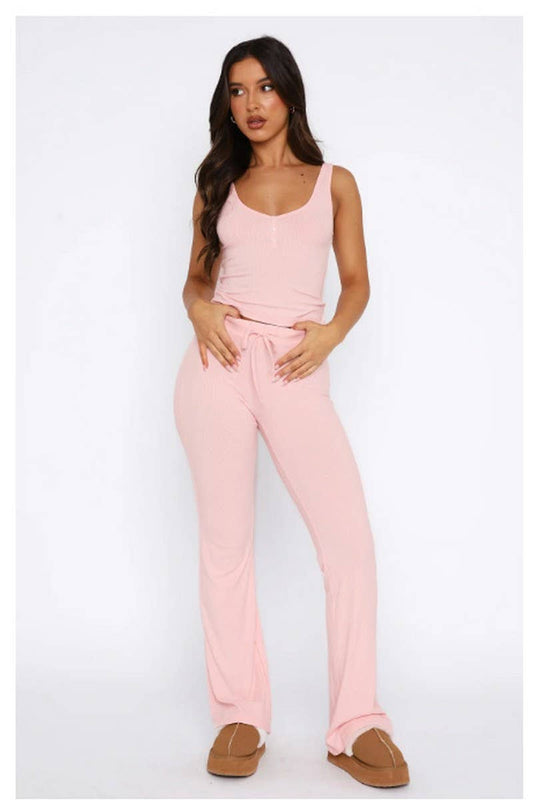 CWSTB0921_SLEEVELESS TOP AND TROUSERS TWO-PIECE SET