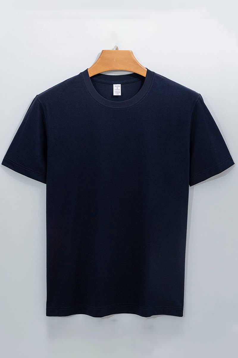 CWTBLS1786_MEN'S FASHION ROUND NECK SHORT SLEEVE T-SHIRT