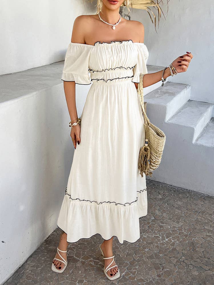 Bohemian Casual Reversible Short Sleeve Dress