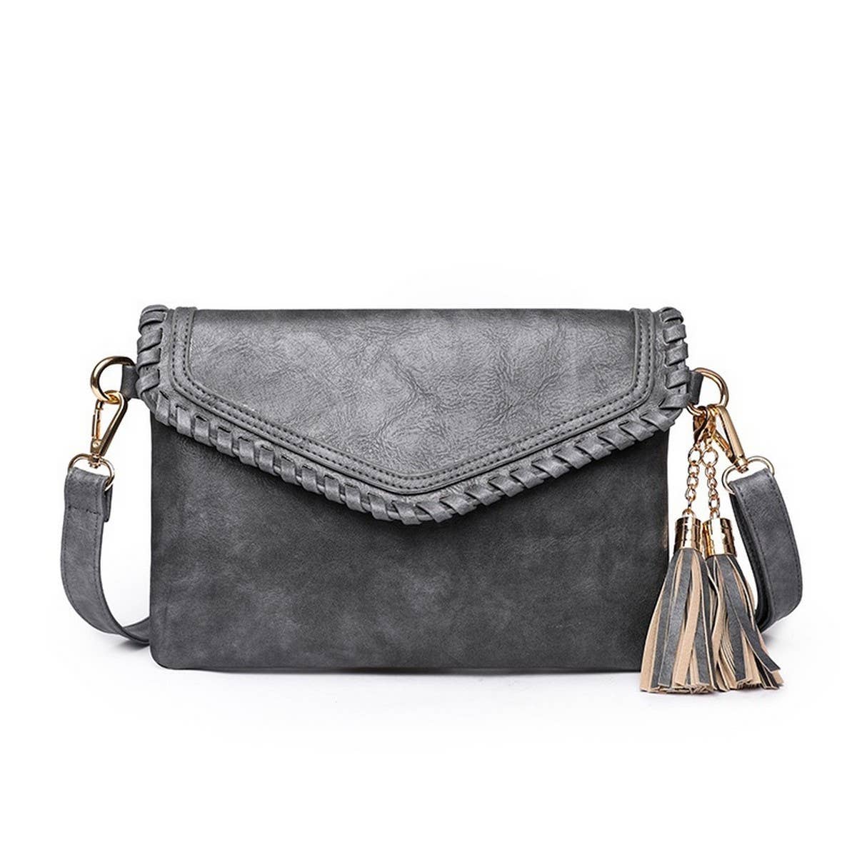 FASHIONABLE SHOULDER CROSSBODY BAG WITH TASSELS_CWAB1814