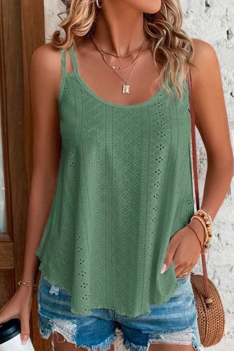 CWTTSL0413_DOUBLE SHOULDER ROUND NECK JACQUARD VEST