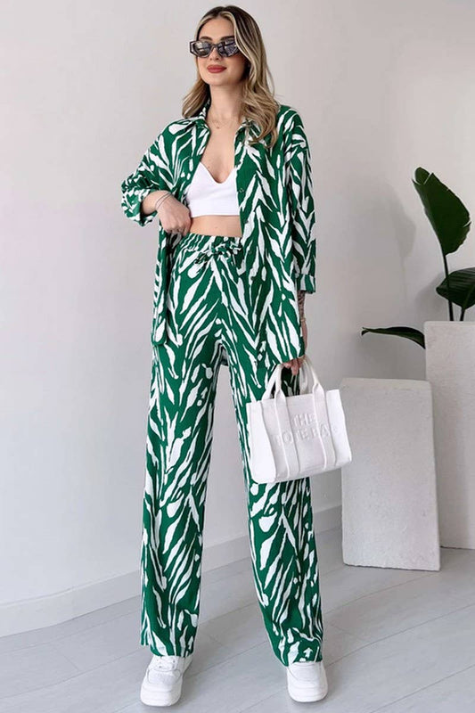 CWSS1062_SPRING WOMEN'S FASHION CASUAL TWO-PIECE SUIT