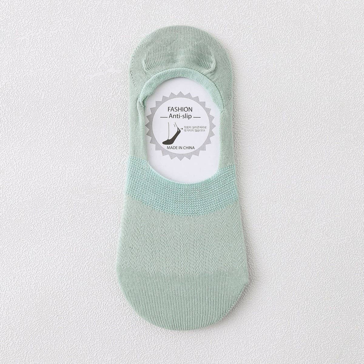 WOMEN'S SOLID COLOR HOLLOW MESH BOAT SOCKS