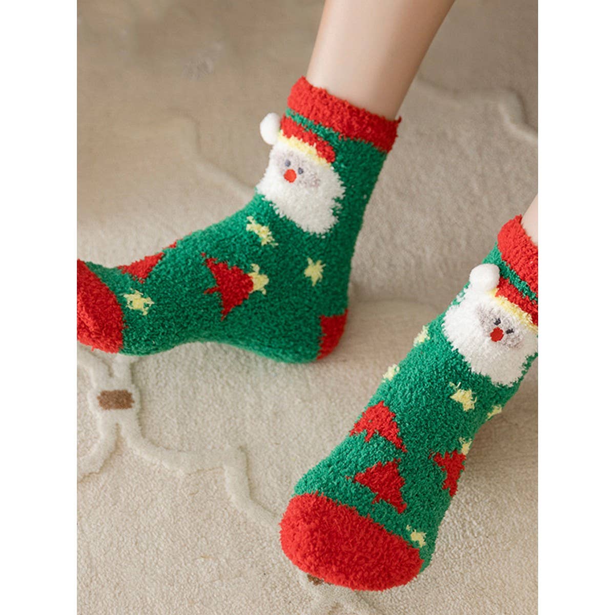 CWMS02732_KIDS FAMILY CHRISTMAS CREW SOCKS WINTER GIFT