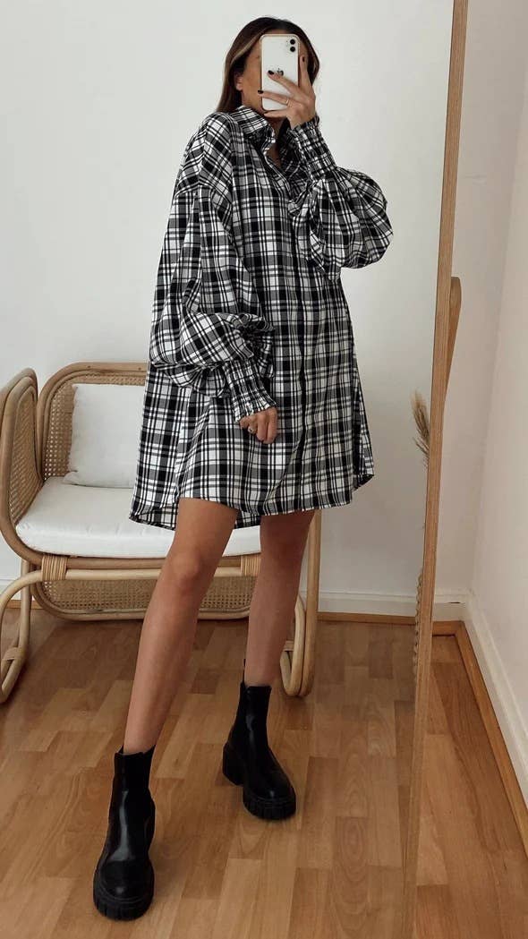 CASUAL FASHION LANTERN SLEEVE LONG SLEEVE SHIRT