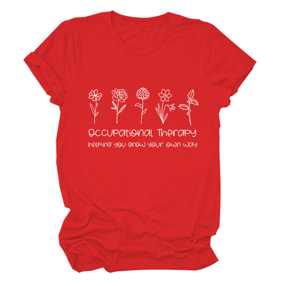 Women?™s Short Sleeve Tee, Round Neck Print Top_CWTTS1491