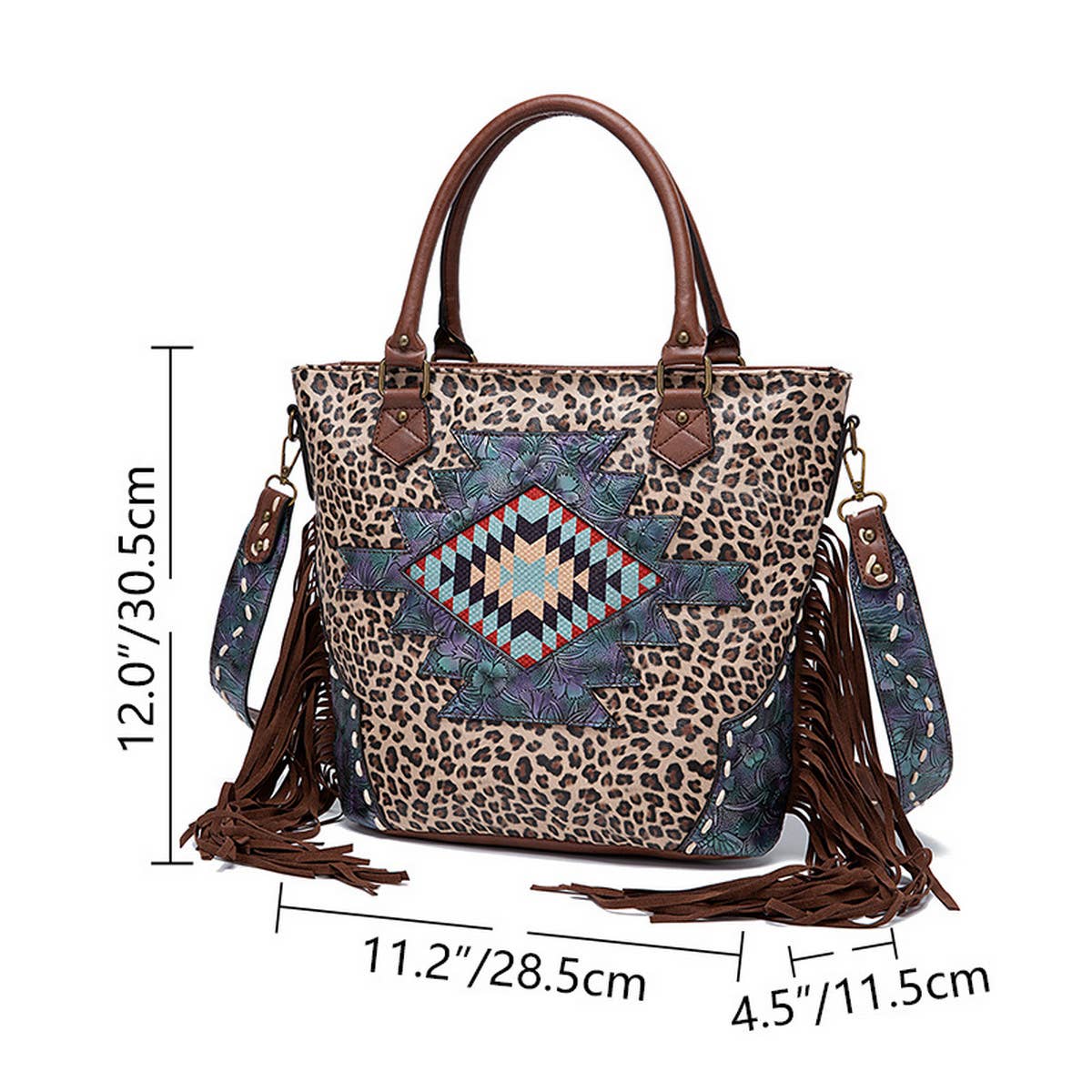 VINTAGE HAND-WOVEN FLOW BEARD SHOULDER BAG_CWAB2600