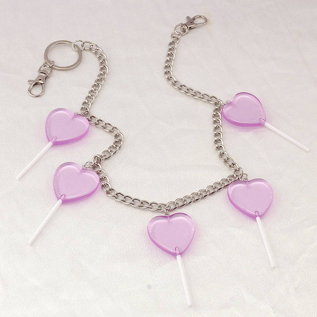 COLORED LOLLIPOP PENDANT PANTS CHAIN