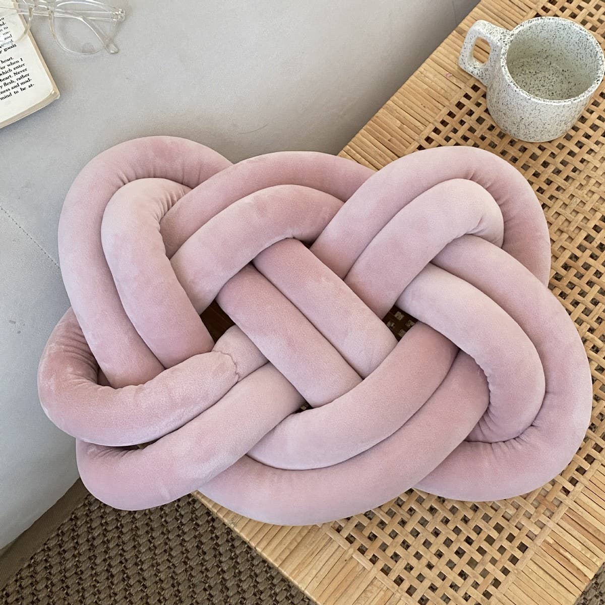 FRIED DOUGH TWISTS PLUSH PILLOW CUSHION