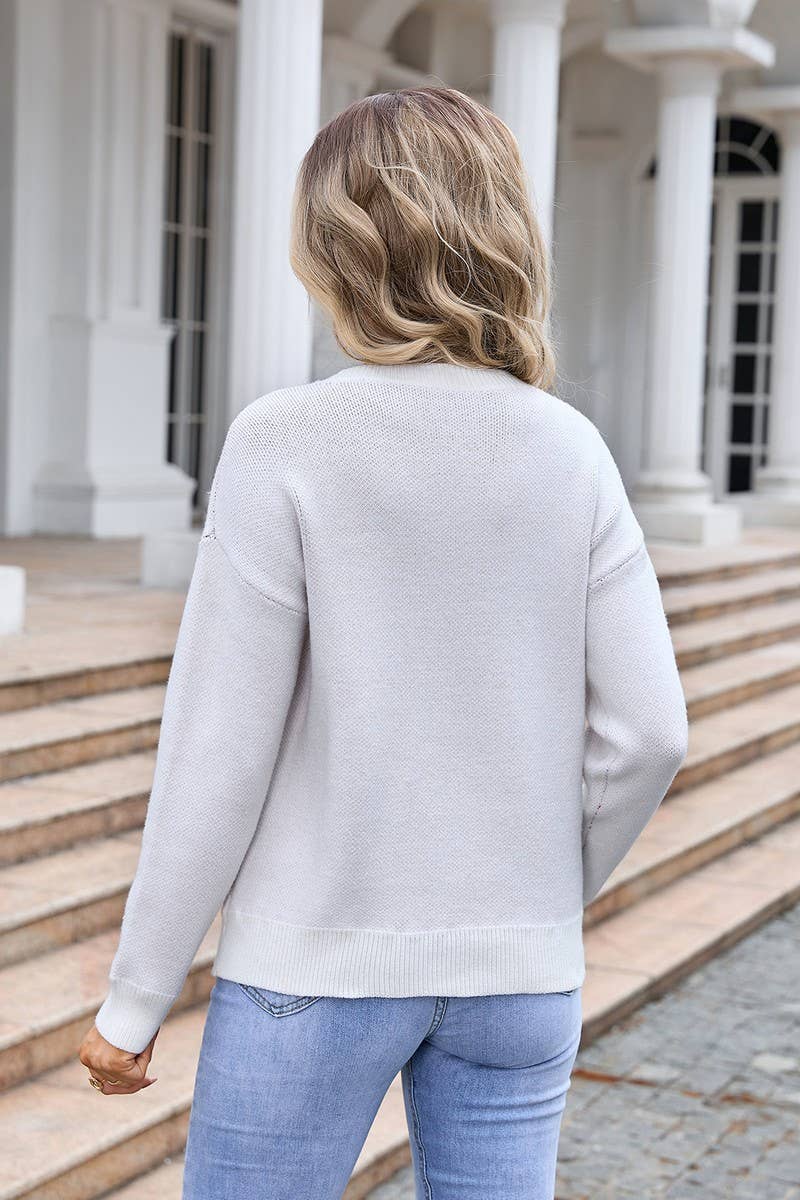 CWOSWL3101_BOW COLORBLOCK PULLOVER SWEATER