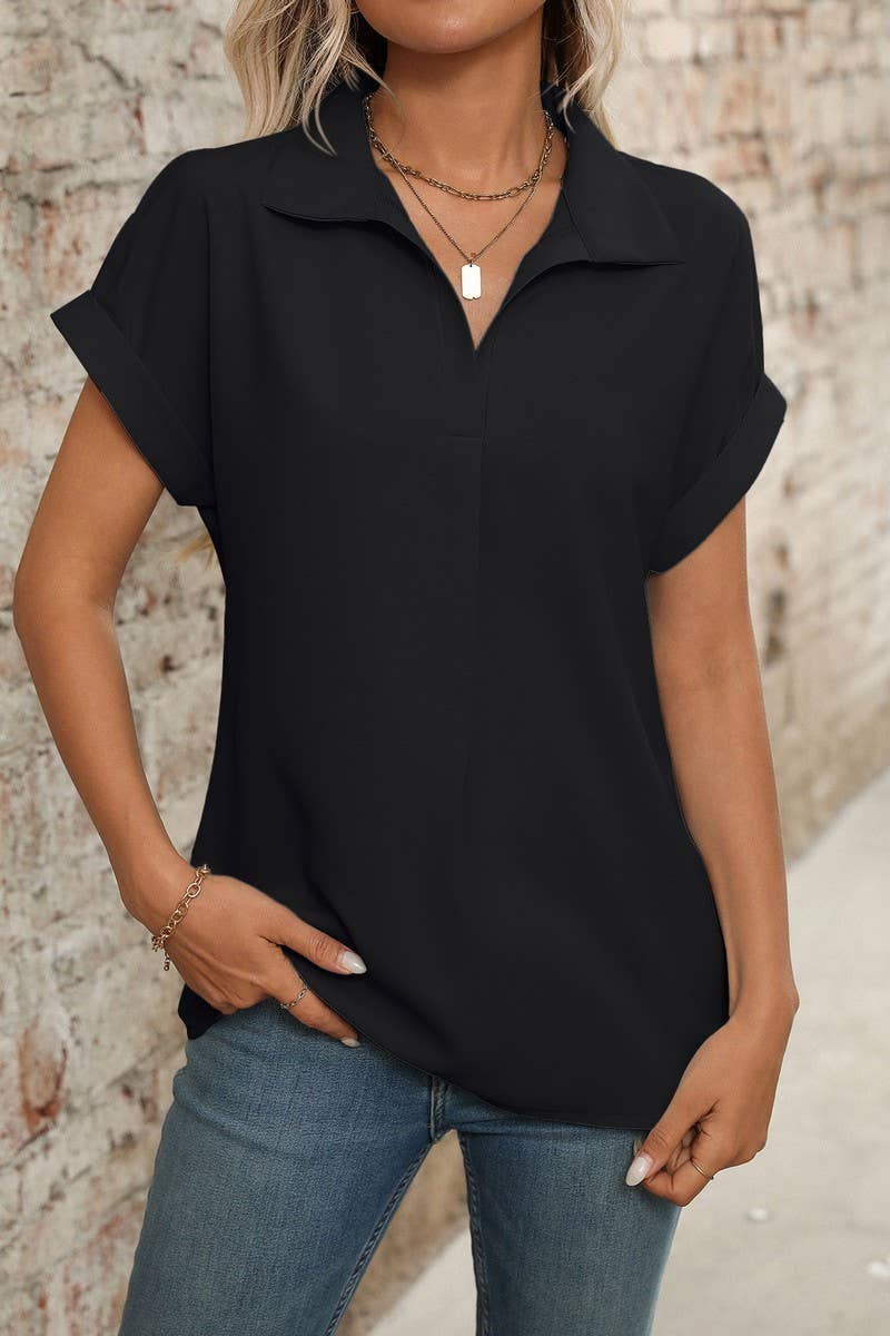 CWTBLS2252_FLORAL DROP SHOULDER LOOSE FIT PULLOVER SHIRT