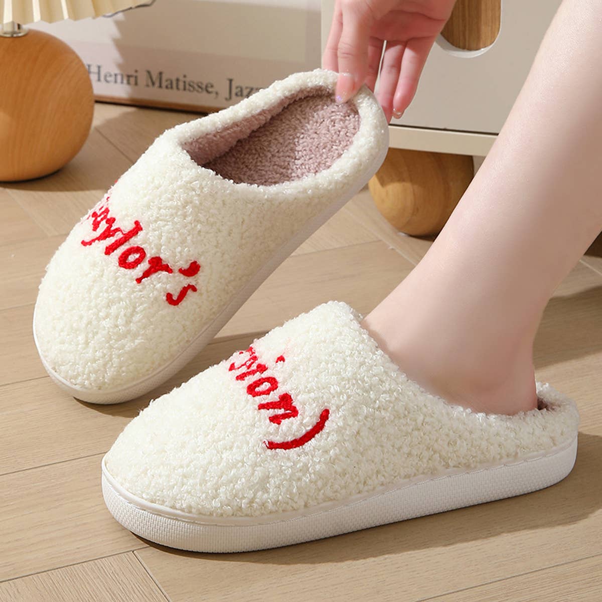 HOME WARM SOFT-SOLED COTTON SLIPPERS