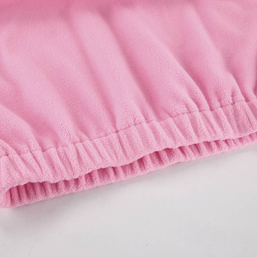 CWTBLL3112_FRENCH SIMPLE LAZY FASHION WOMEN'S SPORTS HOODIE