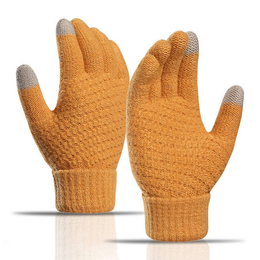 Unisex Touchscreen Gloves ? Soft Knit Winter Style_CWAG0022