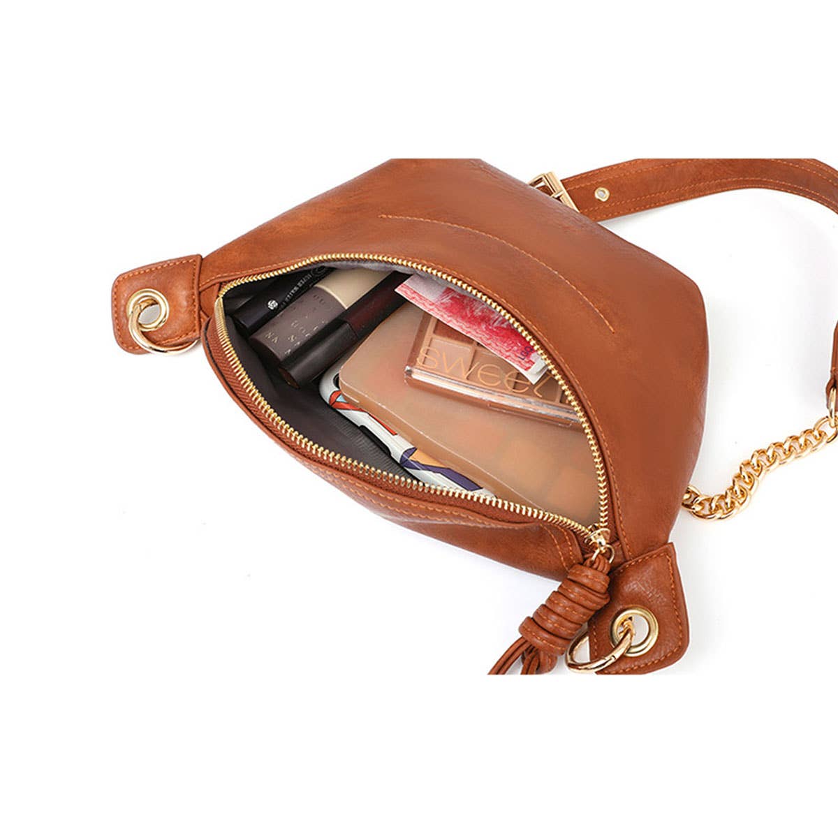 BELT BAGS LEATHER,FANNY PACK CROSSBODY FOR WOMENS_CWAB2118