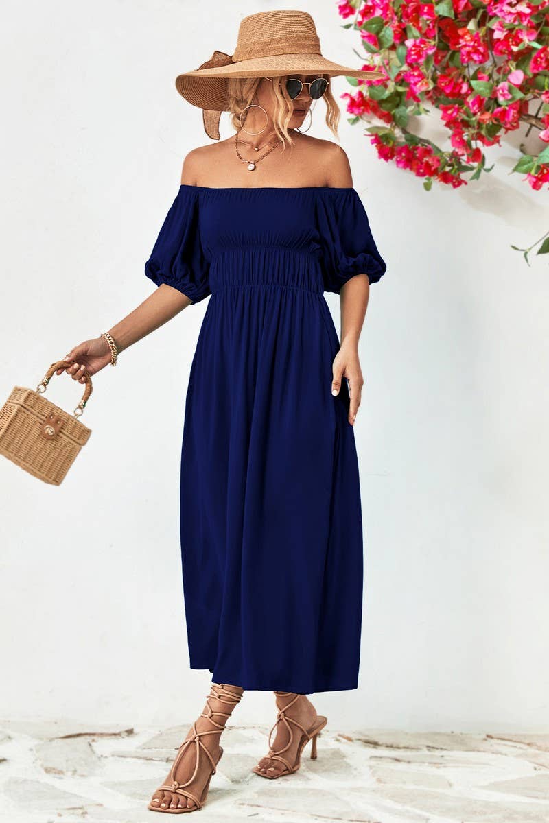 CWDMD4607_2025 NEW FRESH AND SWEET ONE-SHOULDER DRESS