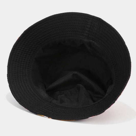 WOMEN SUN VISOR PRINTED DOUBLE-SIDED BUCKET HAT_CWAH1634