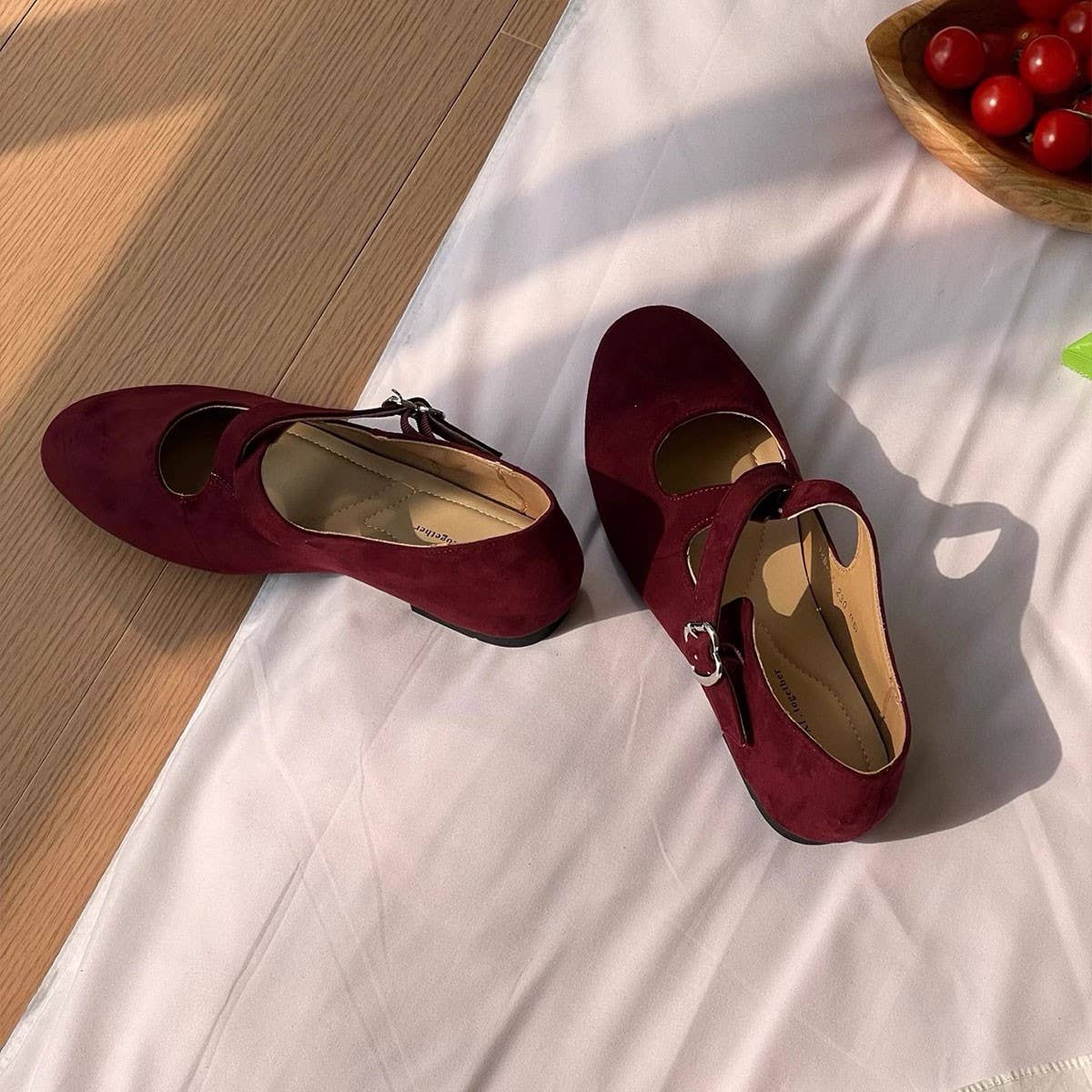 Suede Cross Strap Hidden Wedge Mary Janes_CWSHF0131