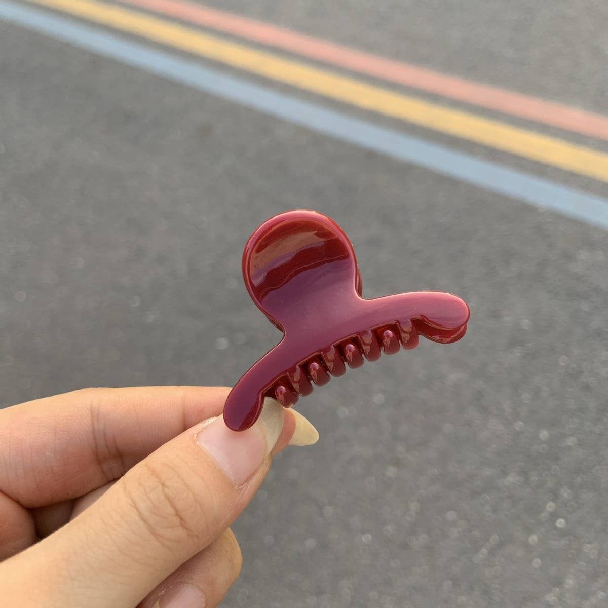 CWAHA4448_NEW RED ELEGANT AND HIGH-END HAIRPIN