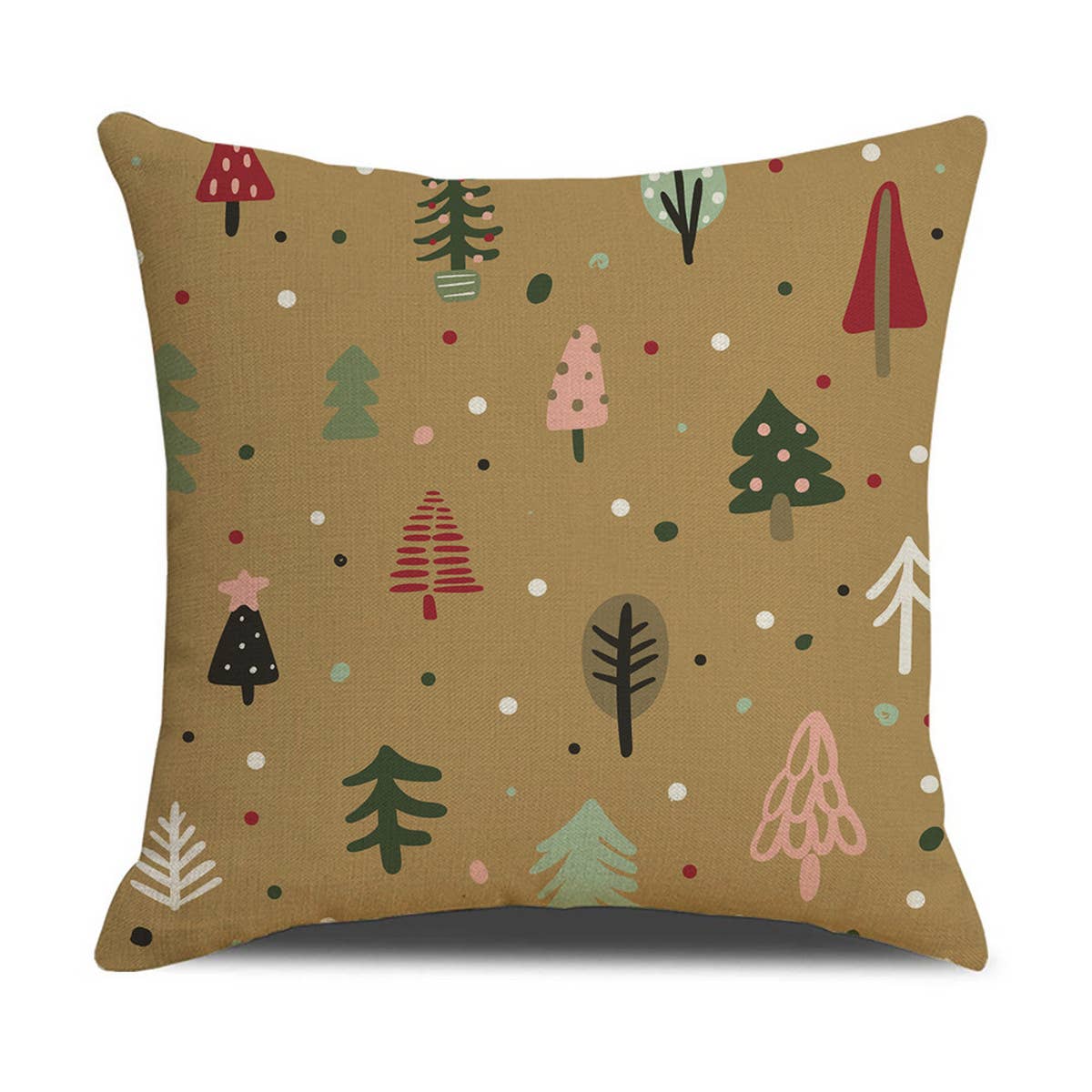 CARTOON SANTA CLAUS LINEN PILLOWCASE_CWMM1376