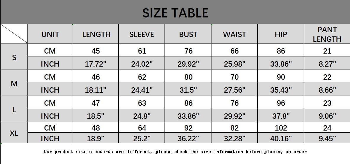 CWSTB2040_DEEP V NECK SLIM LONG SLEEVE TOP & SHORTS SET