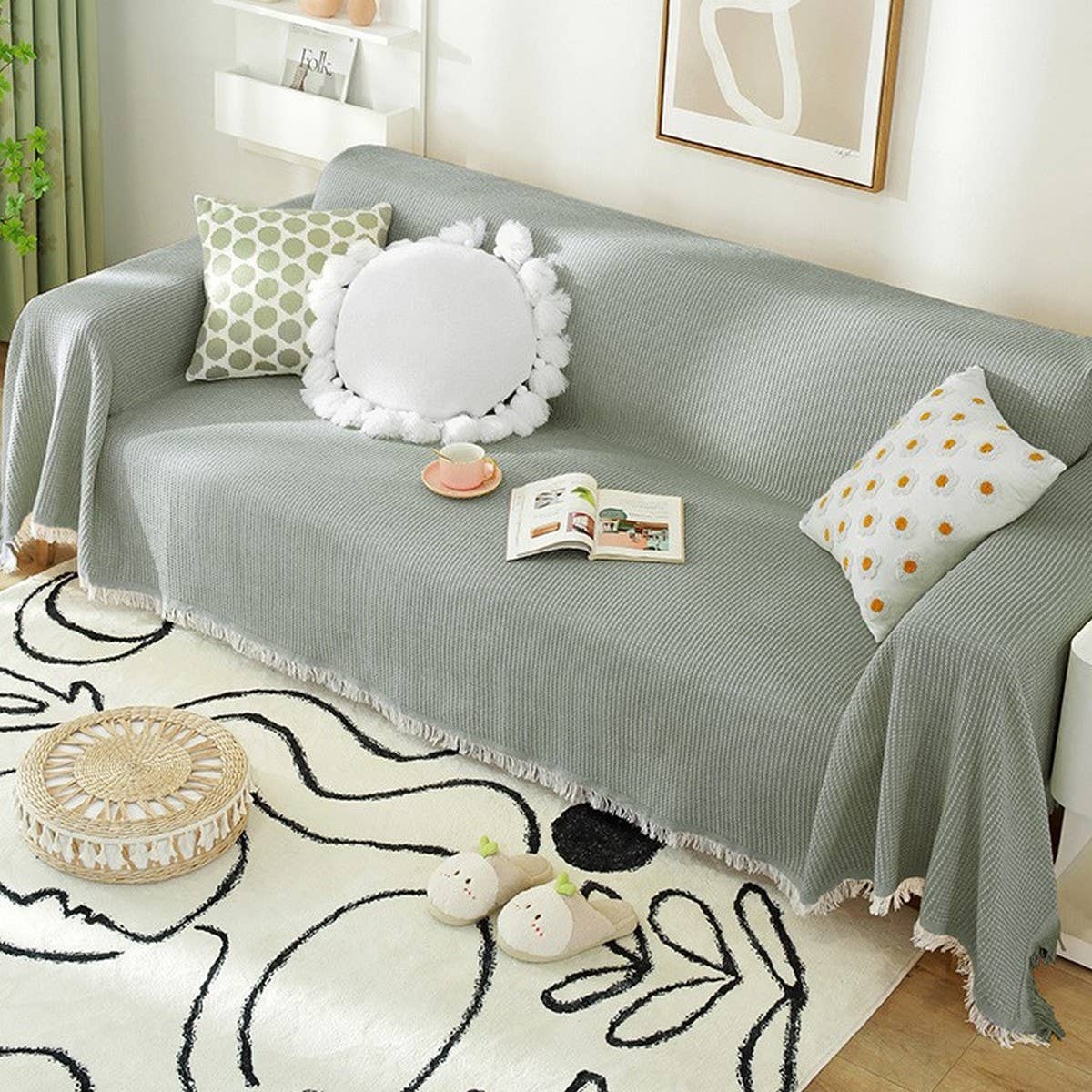 All Cover Couch Blanket for 1?? Seat Sofa_CWMM9639