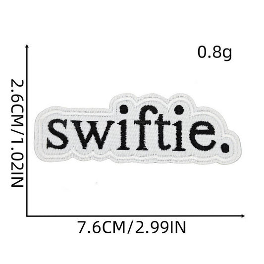 CREATIVE BADGE LETTER EMBROIDERY CLOTH PATCH