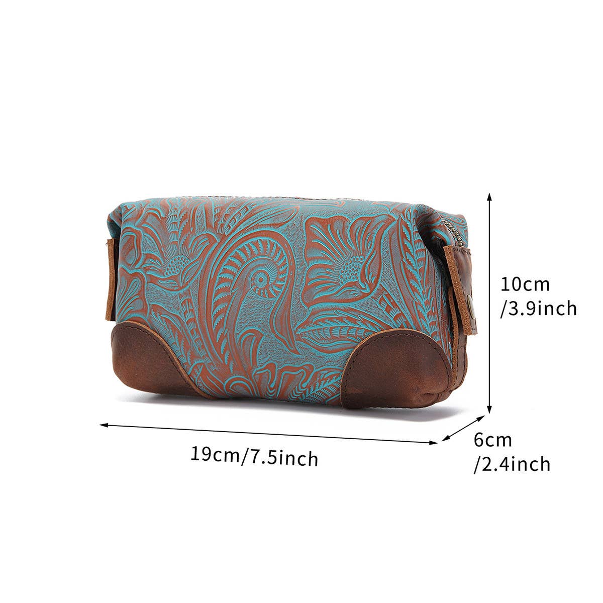 VINTAGE EMBOSSED BOHEMIAN CLUTCH WALLET_CWAB2590