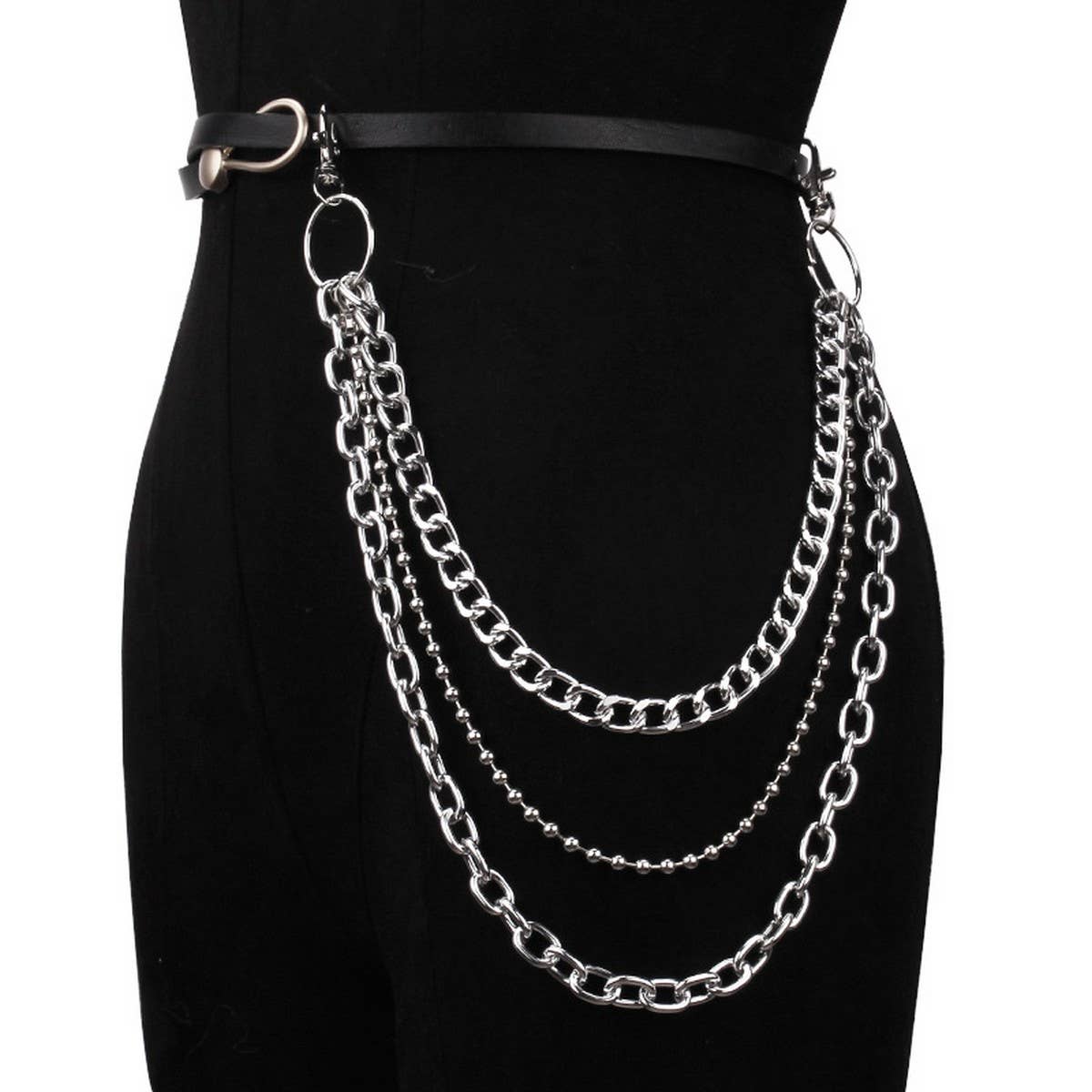MINIMALIST RETRO HIP HOP PANTS CHAIN