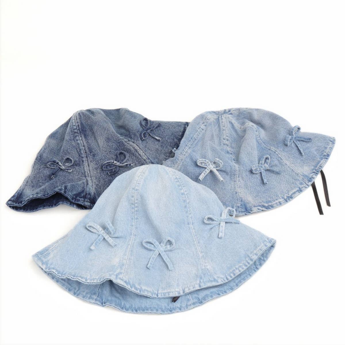 FRESH BOW RETRO WASHED BUCKET HAT_CWAH1547