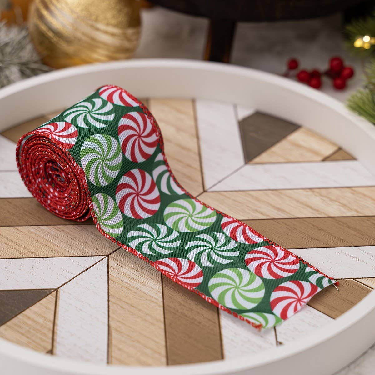 CWMM10204_CHRISTMAS  RIBBON GIFT WRAP DIY BOWS