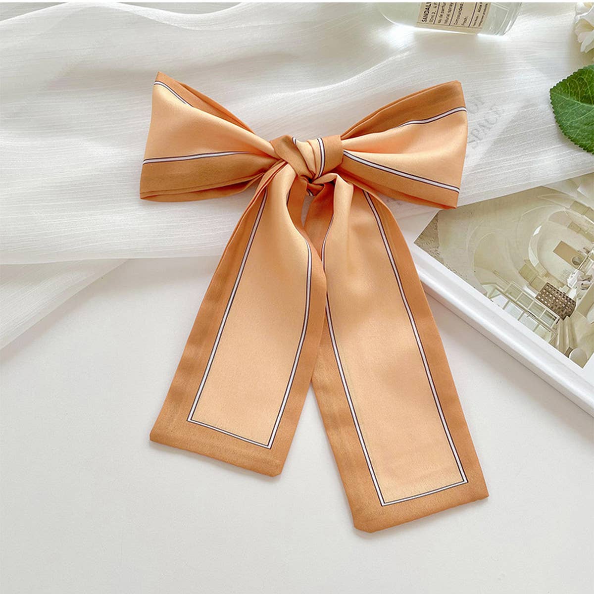 Long Thin Ribbon Scarf ? Ponytail, Neck, or Purse