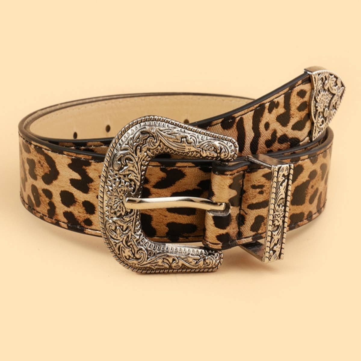 CWABE0872_VINTAGE CARVED CASUAL BELT