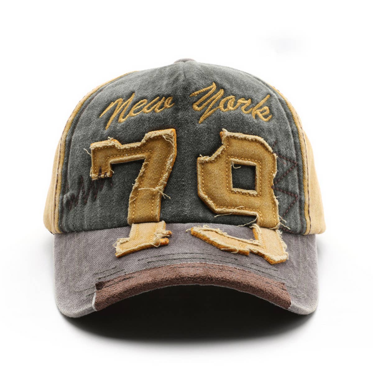 CWAH3225_KOREAN WASHED OLD SUN PROTECTION BASEBALL CAP