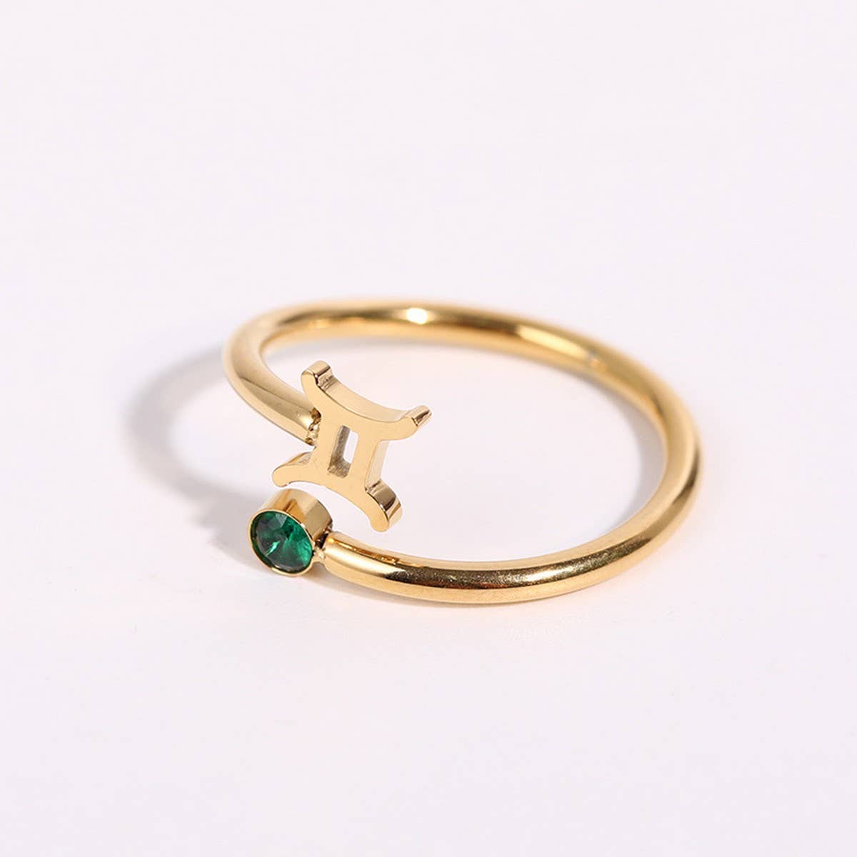 colored zircon rings fort and twelve zodiac signs