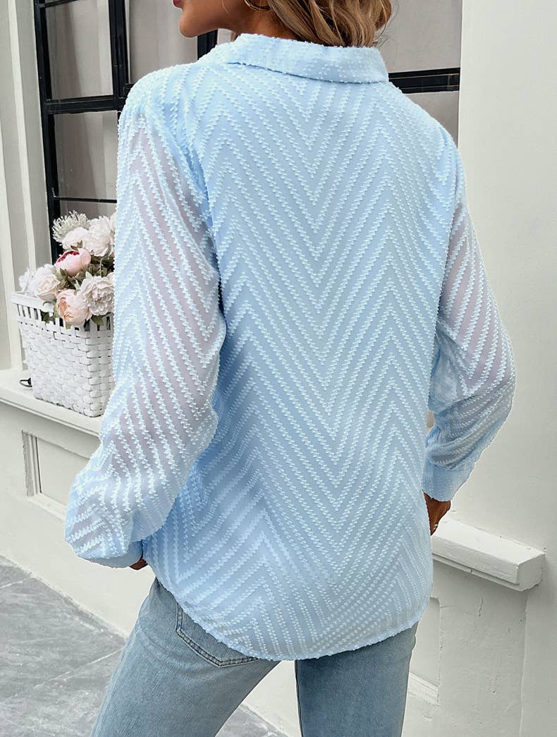 COMMUTER JACQUARD LONG-SLEEVED SHIRT