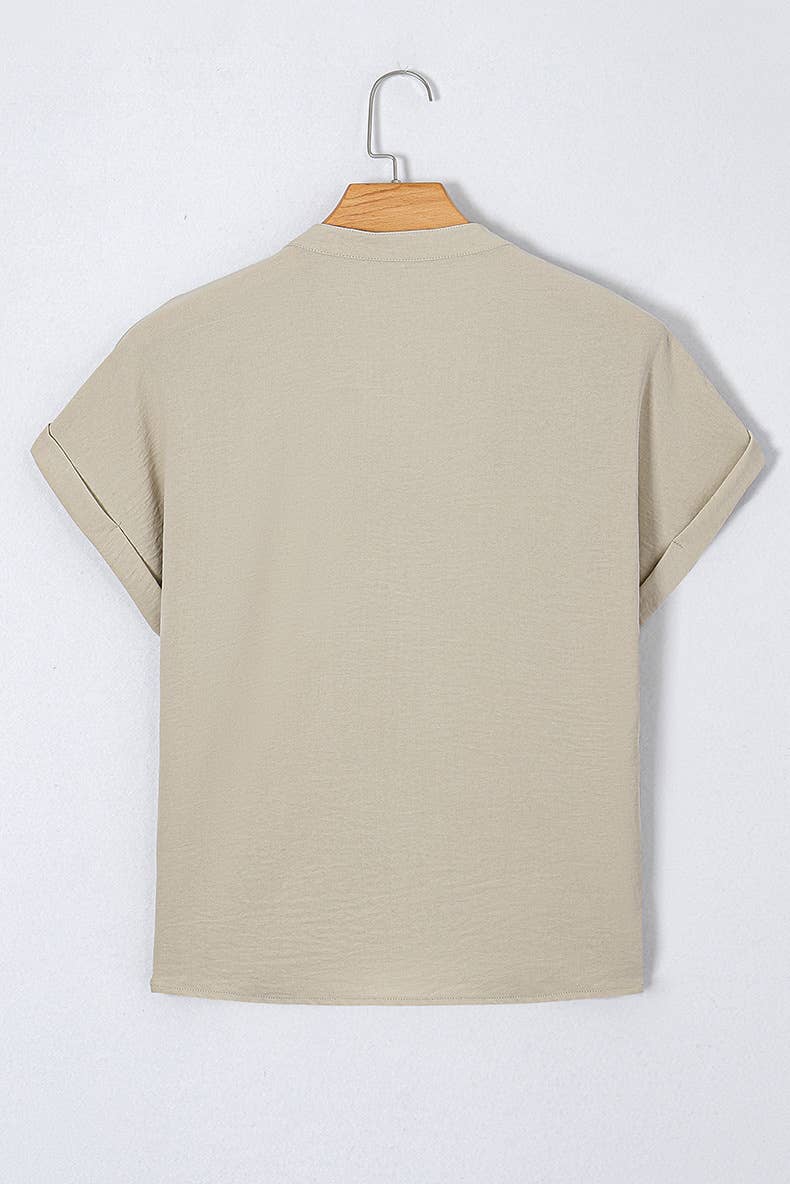 A stylish simple wrinkly thin breathable jumper