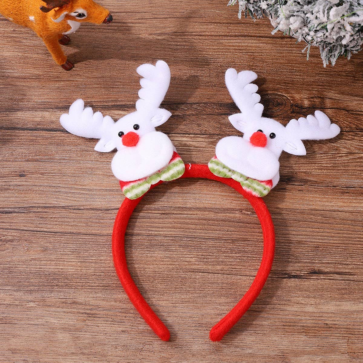 CHRISTMAS SANTA CLAUS GLOWING HEADBAND ORNAMENT